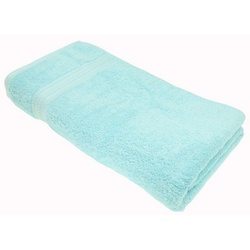 Julie Julsen Handtuch 1-Handtuch-Babyblau-Saunatuch 80 x 200 cm, Bio-Baumwolle (1-St) blau 80 cm x 200 cm