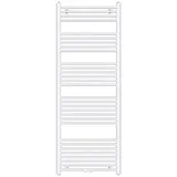 doporro Design Badheizung gerade 160x60cm Weiß Röhrenheizkörper Horizontal Mittelanschluss Badheizkörper