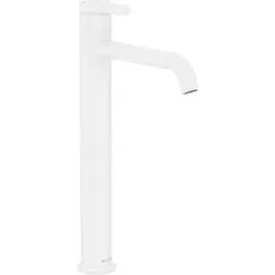 hansgrohe Axor One Waschtischarmatur 48002700 Ausladung 180mm, unverschließbare Ablaufgarnitur, mattweiß