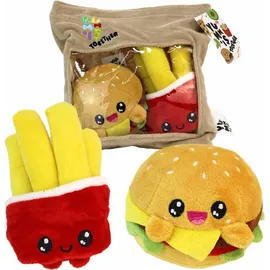 Joy Toy Yummis Together Burger & Pommes 15 cm Mehrfarbig
