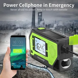 FEEGAR F Notfall Solar Radio OZE Pro schwarz