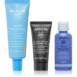 Apivita Aqua Beelicious Hydrating & Natural Coverage Routine Set Gesichtspflegeset mit feuchtigkeitsspendender Wirkung