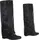 Ital-Design Keilstiefel Damen Schwarz 39