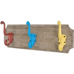 HAKU Garderobenständer HAKU Möbel Garderobenleiste – vintage-bunt – H. 8cm x B. 35cm