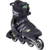 K2 Skates Herren Inline Skates F.I.T. 80, Black - Green, 30E0873.1.1.065