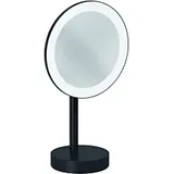 Kludi VELA R LED-Kosmetikspiegel 5899539F freistehend mattschwarz