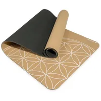 Navaris Yogamatte aus Kork rutschfeste Matte - Yoga Sportmatte