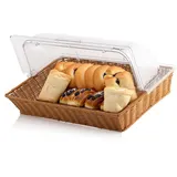 Mahlzeit Brotkorb mit Rolltop-Deckel 53,5 x 33 x 25 cm beige/braun