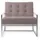 s-style möbel Loungesessel Tampa Bouclé 84 x 81 x 89 cm Rosa