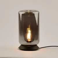 S.LUCE Cruet E27 Design Tischleuchte Glas mit Schalter