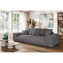 Home Affaire Big-Sofa Polyester 3-Sitzer Grau