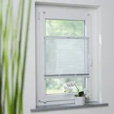 Bella Casa Klemmfix Jalousie verspannt aus Aluminium, 75 x 130 cm (Breite x Höhe), weiß