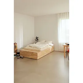 Karup Design Basement Bett optional mit oder ohne Sitzbank« Bett mit integriertem Stauraum, inkl Lattenrost, FSC®zertifiert,