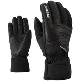 Ziener Herren GLYXUS Ski-Handschuhe/Wintersport | wasserdicht atmungsaktiv, black, 7