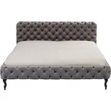 Kare DESIGN Polsterbett 80636 Desire 180 x 200 cm Stoff Grau