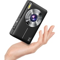 HYTIREBY Digitalkamera 1080P FHD Fotokamera 44MP Fotoapparat 16X Digitalzoom Kompaktkamera (44 MP, für Kinder Teenager Senioren Anfänger) schwarz