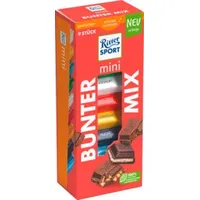 Schokolade Bunter Mix Turm 150g Packung RITTER SPORT 5651107007