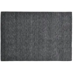 THEKO Handweber  Phalguna , grau , Wolle , Maße (cm): B: 250 H: 1,3