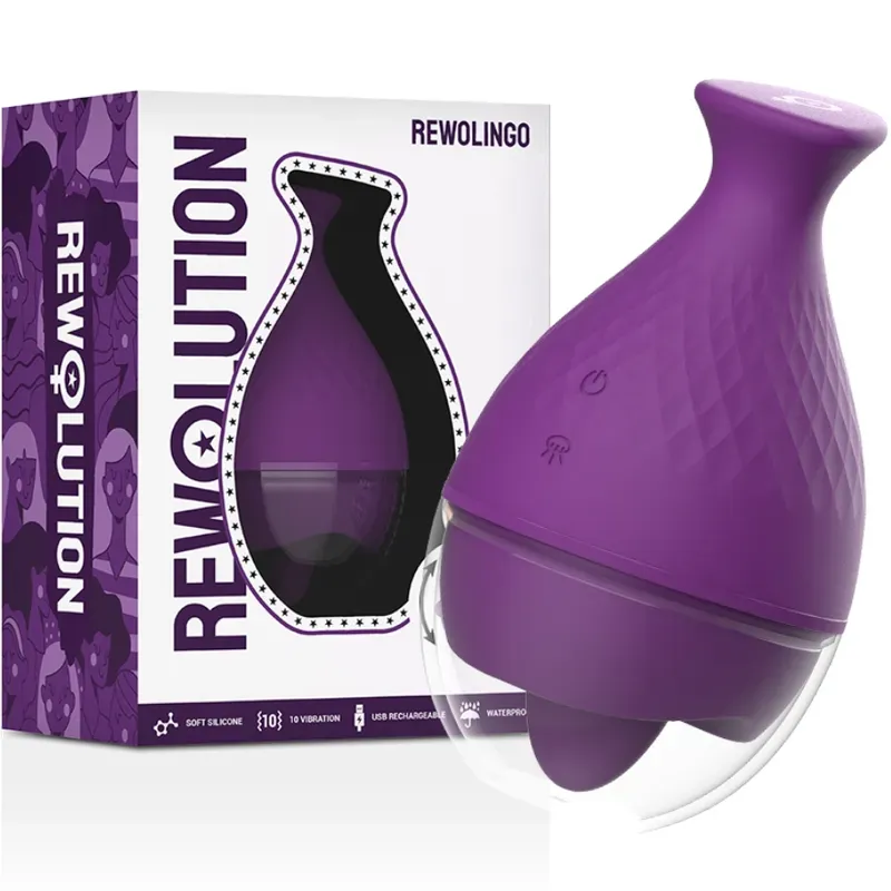 REWOLUTION - RewoLingo Vibrator mit Zungenfunktion