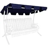 Angerer Freizeitmöbel GmbH Hollywoodschaukel Sonnendach Universalgröße - passend für viele Hollywoodschaukeln - Schaukeldach Made in Germany (Swingtex blau, Universalgröße)