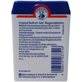 Delta Pronatura BULLRICH Salz Tabletten 50 St