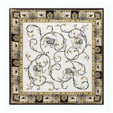Roeckl Elephant Garden 53x53 - white/black - 53x53