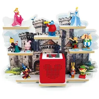 Smagnon Regal für die Toniebox und Tonie Figuren Verschiedene Motive Kinderspielzeug Spielregal (XXL-Haupt-Burg)
