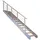 starwood treppen Wangentreppe Kos 106 cm Edelstahl/Holz/Metall
