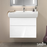 Sanipa 3way Waschtischunterschrank für Pro A mit 2 Auszügen, BS75878,