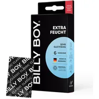 Billy Boy Kondome Extra Feucht 52 mm | ORIGINAL Kondome mit mehr Gleitfilm (1x6 Stück)