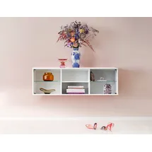 Hammel Furniture Mistral Lowboard 133 cm Weiß Glas/Holz/Metall