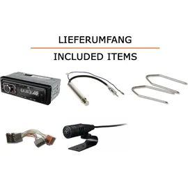 JUST SOUND best choice for caraudio Autoradio Einbaupaket JBL Celebrity 150 passend für Seat Cordoba 6L + MCD Monochrom Navigation | Bluetooth USB