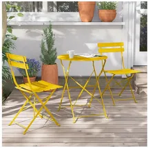 luxuskollektion Bistro Set 3-tlg. Gelb
