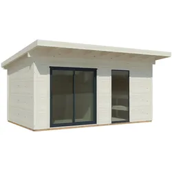 PRE:GA Black Forest Premium Sauna mit Vorraum 14 m2