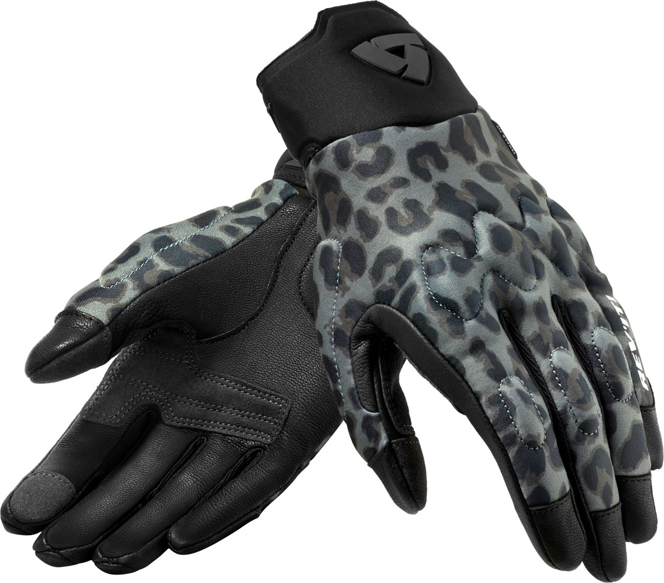 Revit Spectrum Leopard, gants femmes - Noir/Gris/Marron - M