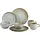CreaTable Kombiservice Grau, Keramik, 8-teilig, 400 ml,400 ml, 29x31.5x32 cm, Essen & Trinken, Geschirr, Geschirr-Sets, Kombiservice