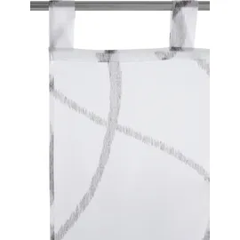 OTTO home Schiebegardine OTTO HOME "Bene" Gr. 4, grau, B:57cm H:245cm, Polyester, Polyester, Gardinen, Inkl. Beschwerungsstange, transparent, glatt, gemustert