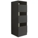 Bega BBK Wäscheschrank 68 x 50 x 162 cm Anthrazit Holzwerkstoff