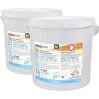 Microactiv® 2 x 10 kg Waschpulver Vollwaschmittel