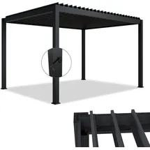 Juskys Lamellendach Tahiti 3 x 4 m 28539