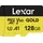 Lexar Gold MicroSDXC, UHS-II, U3, V60 Professional Speicherkarte 128 GB