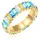 yokoamii Vergold. Ring mit Kristallen | Gr.: 54