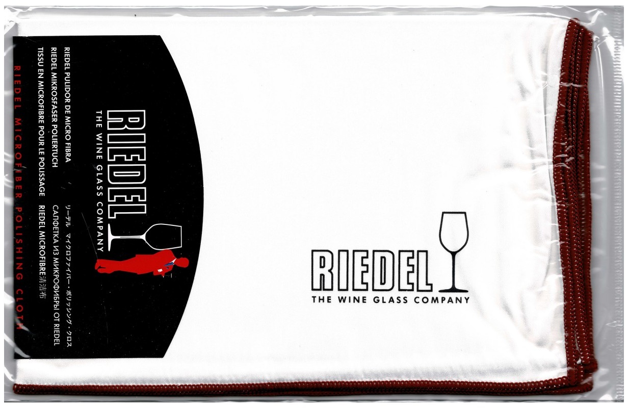RIEDEL Mikrofaser-Poliertuch für Weingläser Glasreinigungstuch