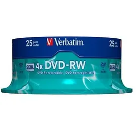 Verbatim DVD-RW 4,7GB 4x 25 St.