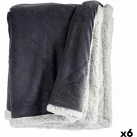 Gift Decke, Decke Weiss Grau 130 x 1 x