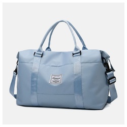 Houhence Sporttasche Sporttasche Damen Sporttasche mit Nassfach Reise Duffel-Tasche blau