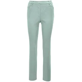 GOLDNER Satin-Baumwollhose Schlupfhose Mintgrün 54