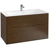 Villeroy & Boch Waschtischunterschrank 2 Auszüge 99,6 x 59,1 x 49,8 cm Braun