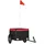 vidaXL Fahrradanhänger schwarz/rot 30 kg