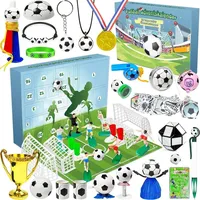 luxuskollektion Adventskalender Fußball 2024 - 24 Tage Spielzeug Set für Kinder